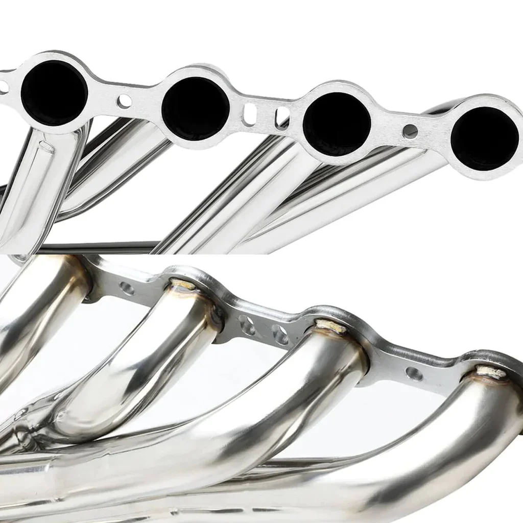 NINTE Exhaust Header for 2007-2014 Chevy GMC Sierra 1500 4.8L 5.3L 6.0L Exhaust Header