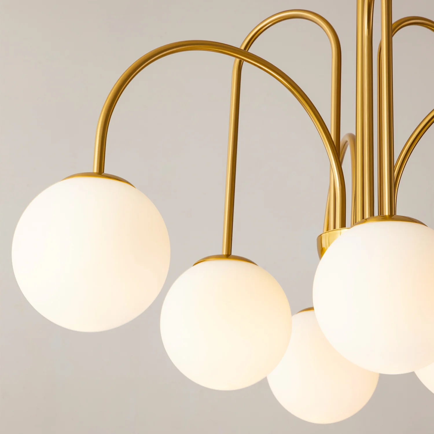 Dresqui 6-Light Glass Bubble Contemporary Sputnik Chandelier (31)