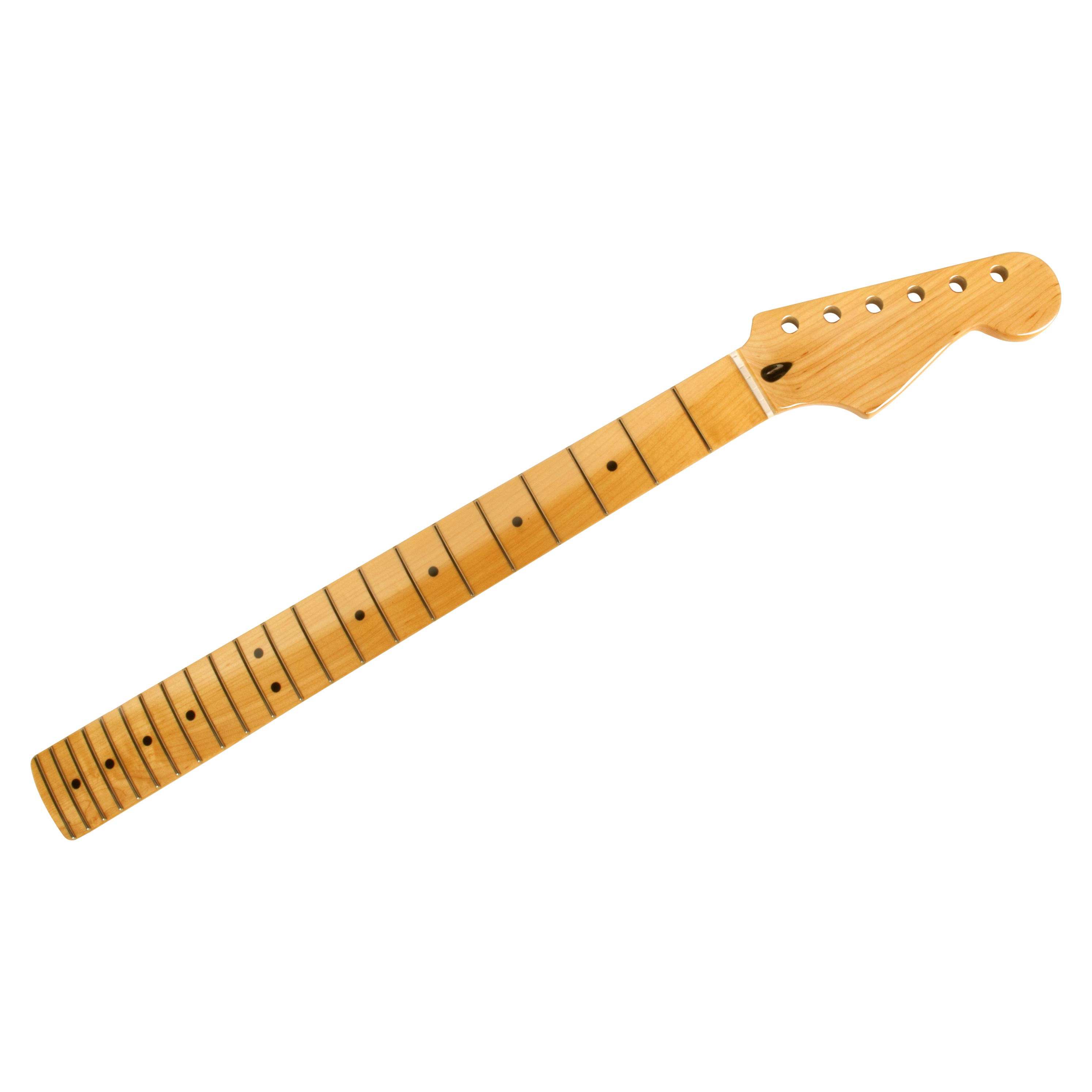 Mighty Mite Vintage Amber Neck for Strat, Maple Fingerboard