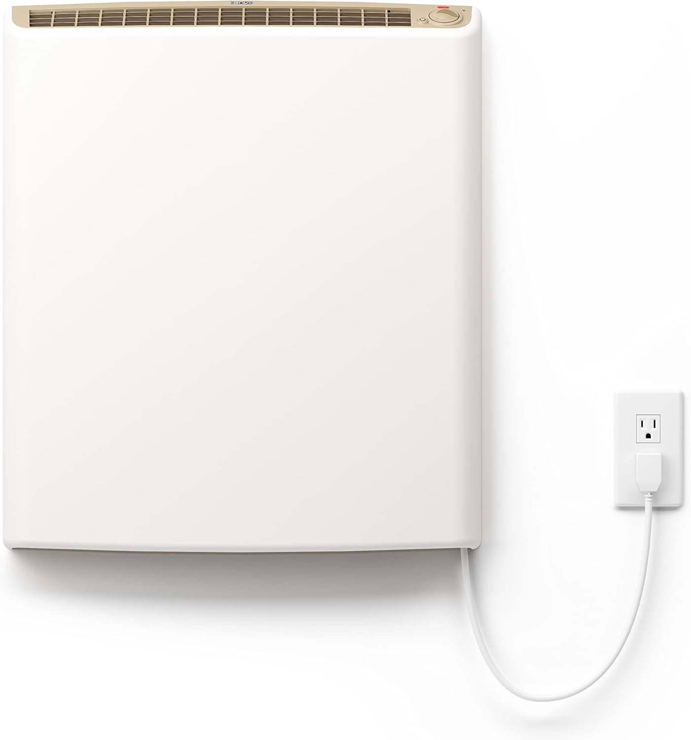 Envi Plug-in Electric Panel Wall Heater for Home, Energy Efficient, Child Safe, Quiet, Great for Bedrooms, Bathrooms, Office, Kitchen, Garage, Tip-Over Protection, Comfort-Level Adjustable Thermostat
