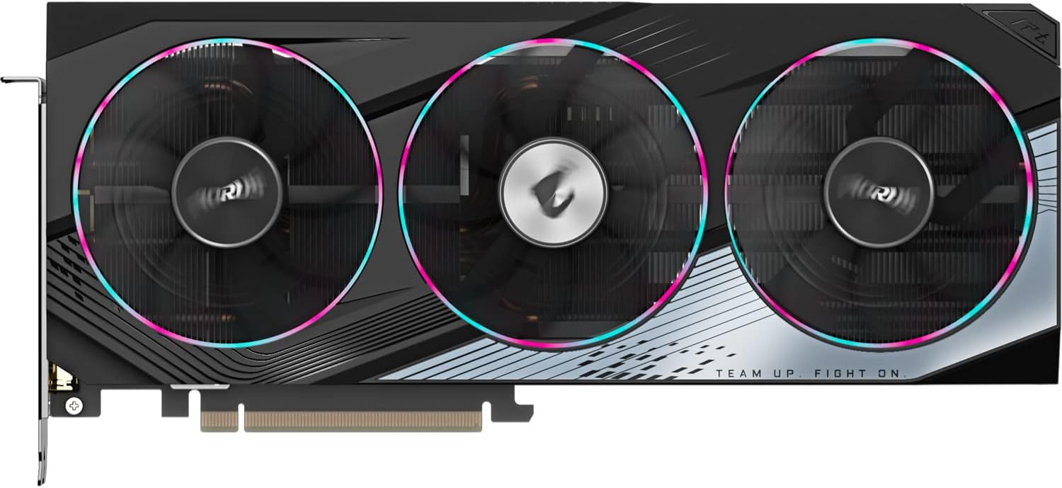 Gigabyte GeForce RTX 4060 TI AORUS ELITE 8GB Graphics Card - 8GB GDDR6 18Gbps 128bit, PCI-E 4.0, 2X DisplayPort 1.4, 2X HDMI 2.1a, NVIDIA DLSS 3, Supports 4K, Ada Lovelace Arch, GV-N406TAORUS E-8GD