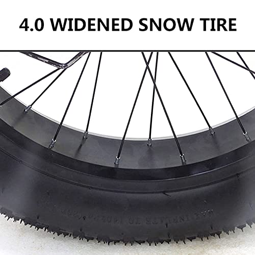 Adult Mountain Tricycle, 7 Speed Three Wheel Bikes, 20 Inch Fat Tire Adults Trikes for Women Men with Shopping Basket