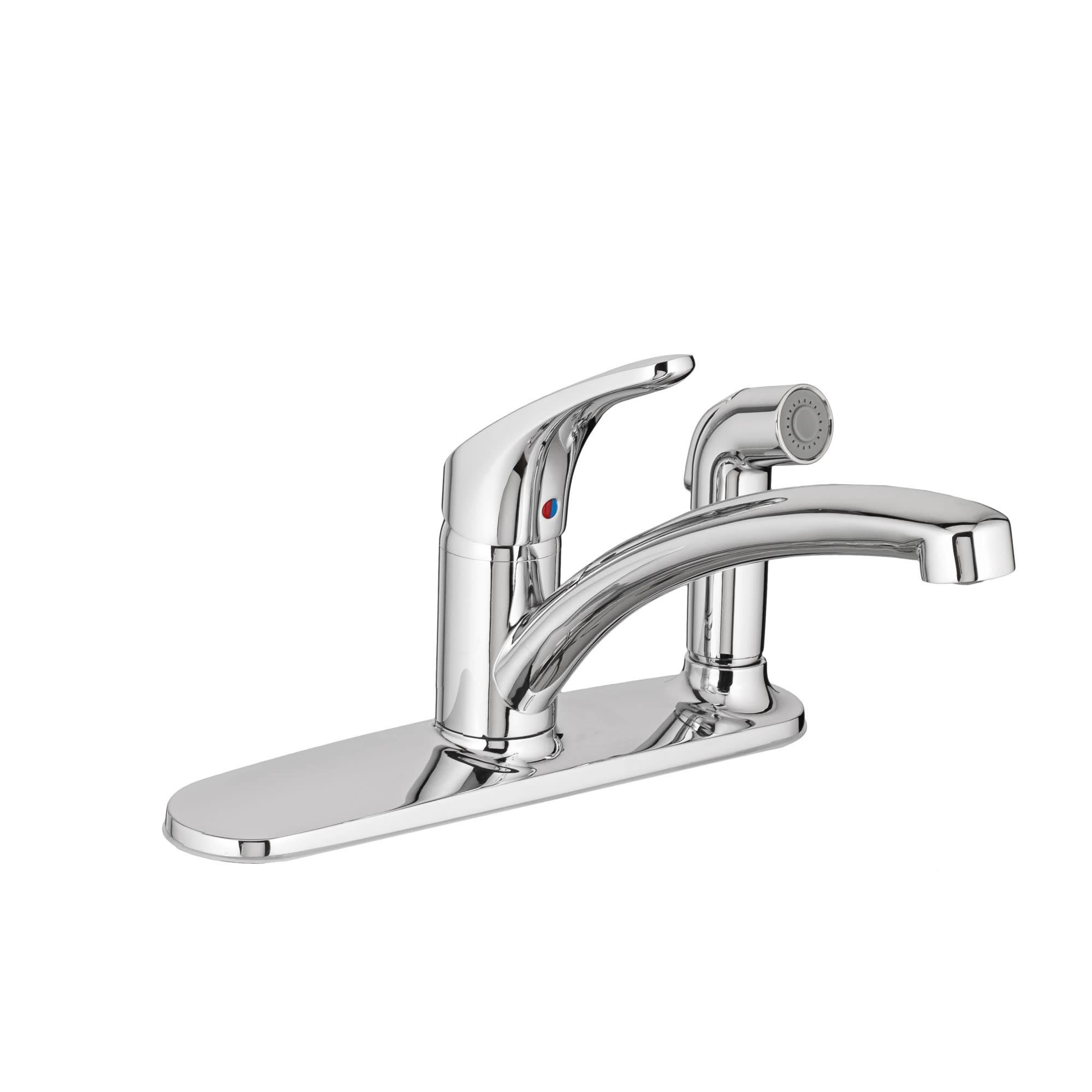 American Standard 7074.030 Colony Pro Single Handle Kitchen Faucet - - Polished Chrome
