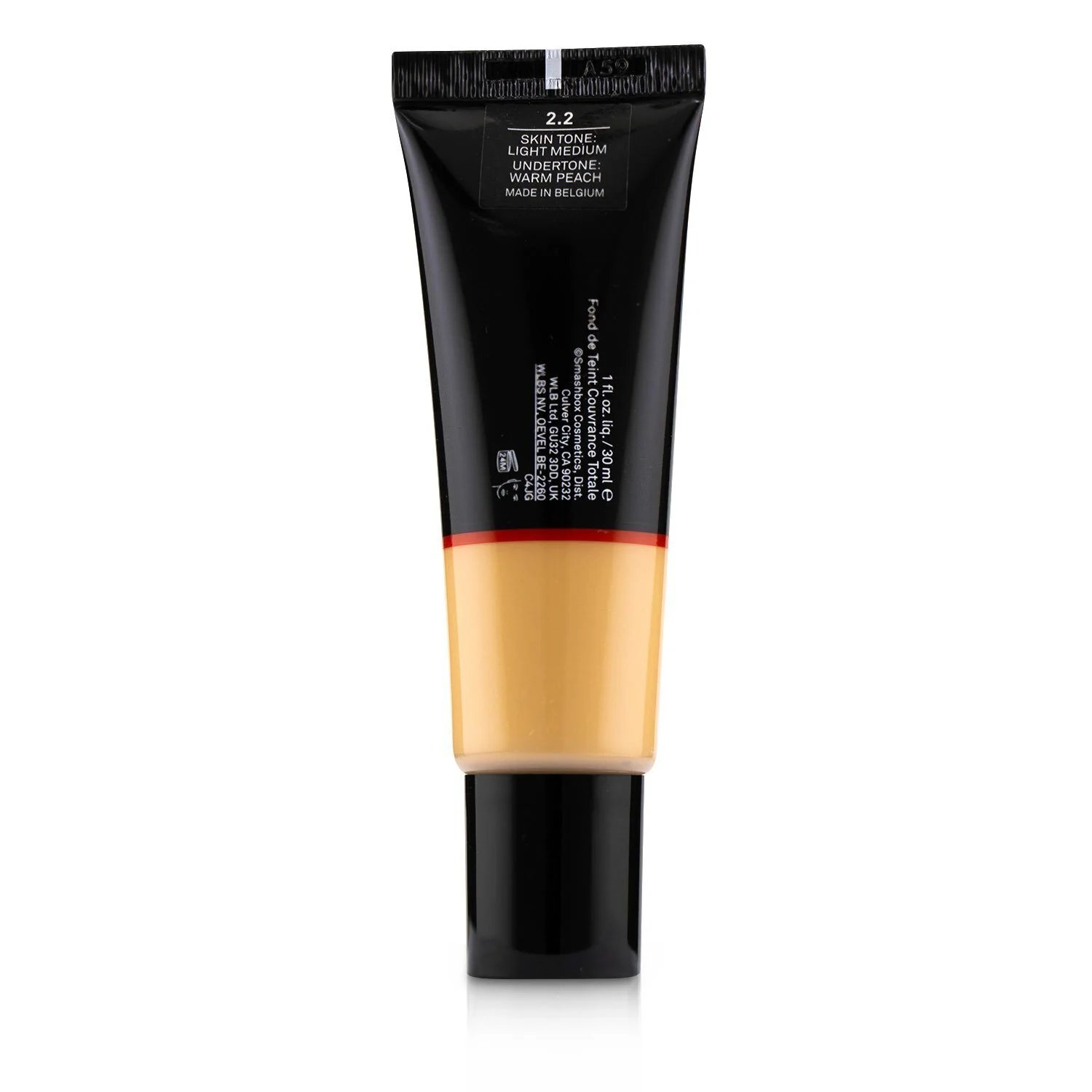 Smashbox Studio Skin Full Coverage 24 Hour Foundation - # 1 Fair With Cool Peach Undertone  30ml/1oz