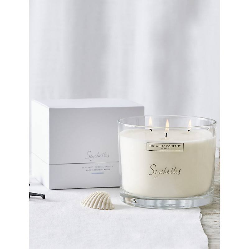 The White Company Seychelles Large Candle, One Size