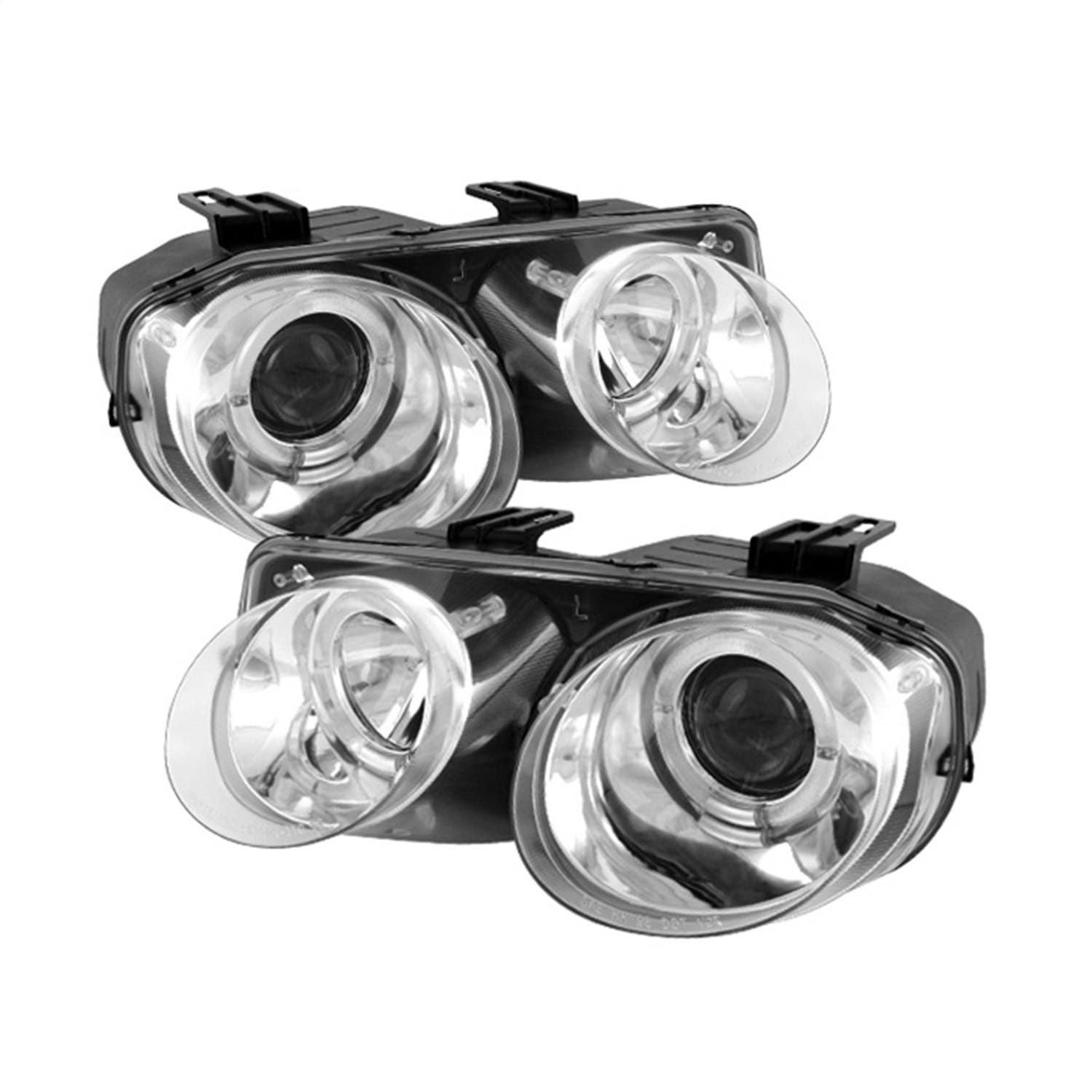 Spyder Acura Integra (98-01) Chrome LED Halo Projector Headlights