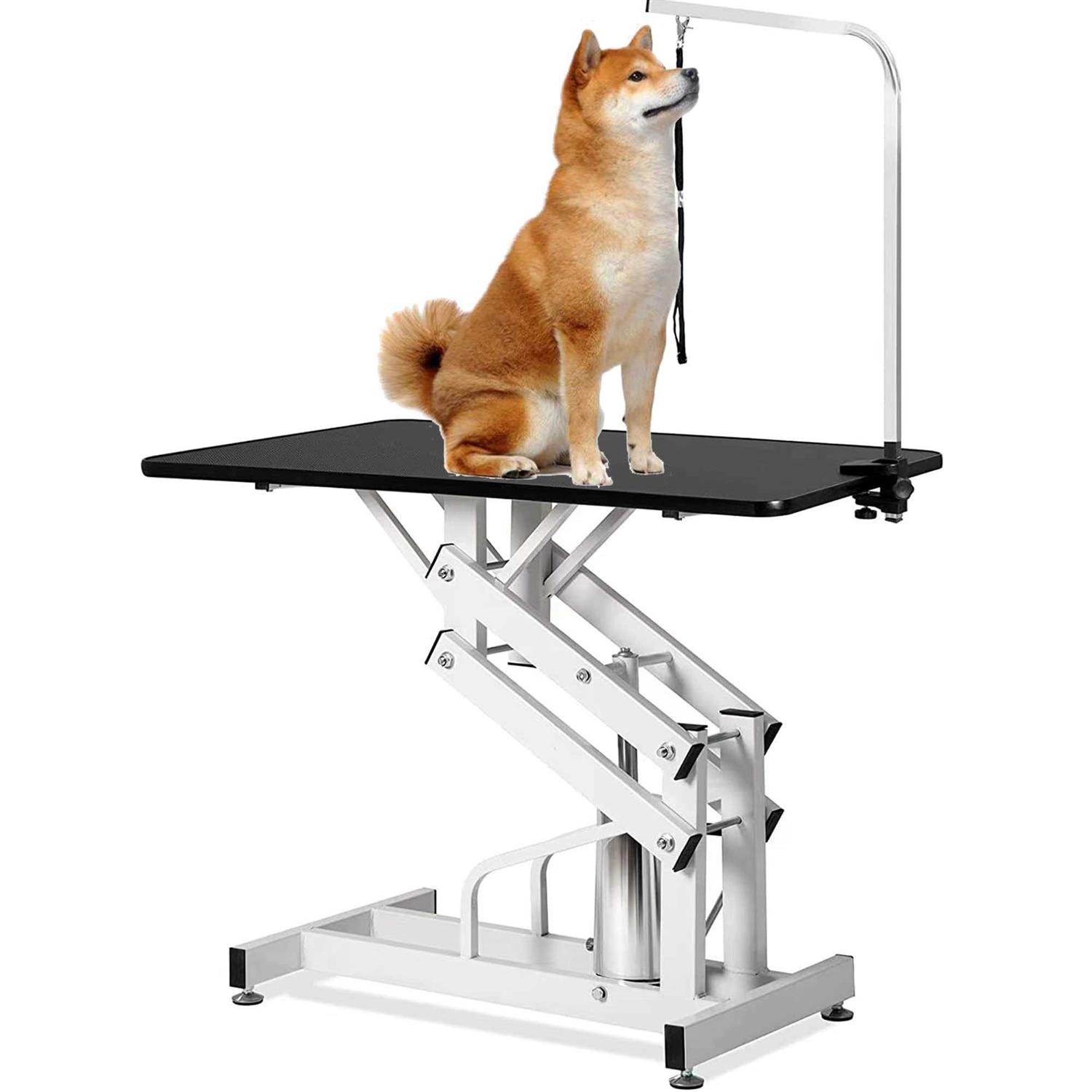 Hydraulic Pet Grooming Table for Large Dogs Professional Heavy Duty Adjustable Height - Pet Supplies online store