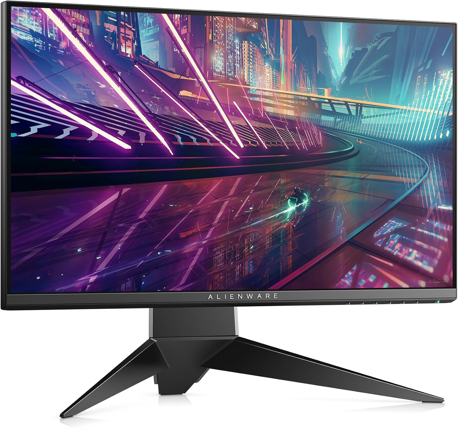 Alienware 25 Gaming Monitor - AW2518Hf, Full HD @ Native 240 Hz, 16: 9, 1ms response time, DP, HDMI 2.0A, USB 3.0, AMD Freesync, Tilt, Swivel, Height-Adjustable