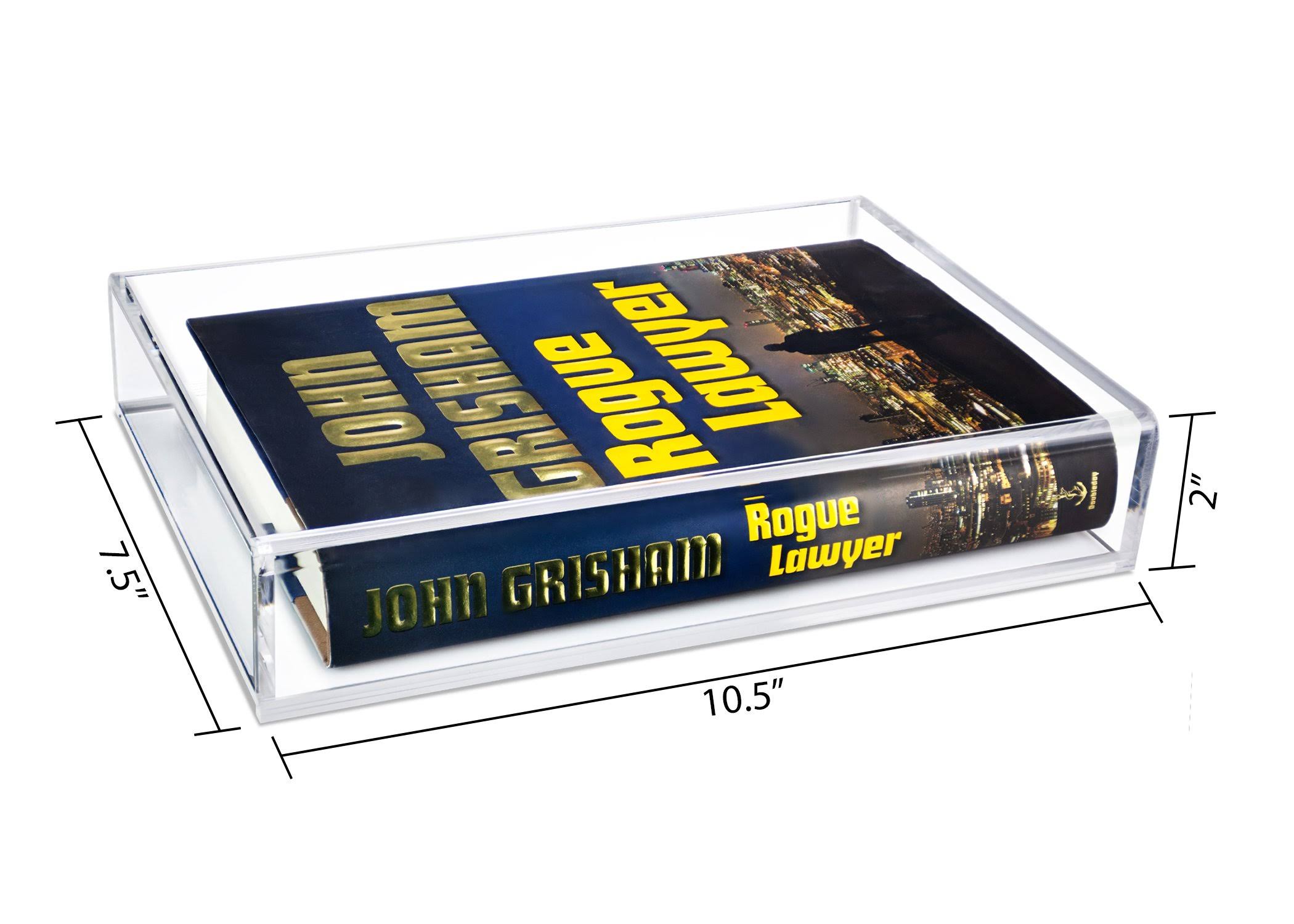 Deluxe Clear Acrylic Book Display Case (A029-B)