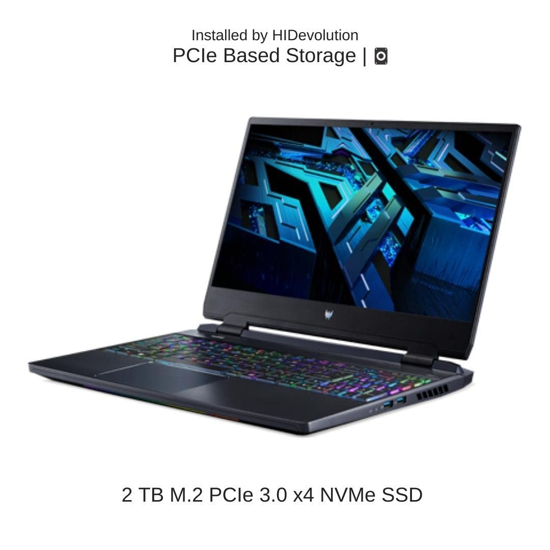 HIDevolution ACER Predator Helios 300 15.6" QHD 240Hz, 1.7 GHz i7-12700H, RTX 3070 Ti, 16 GB 4800MHz RAM, 2 TB PCIe SSD, Window 11 Pro