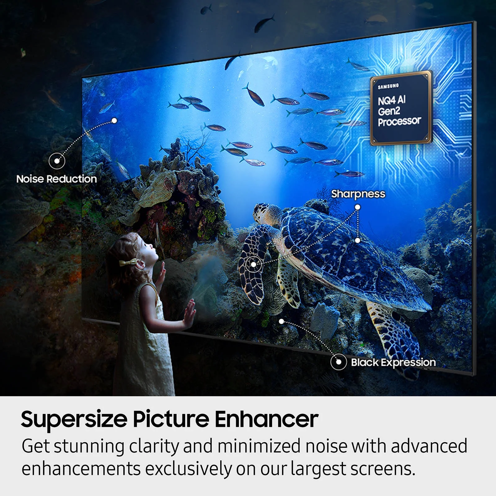 Samsung 100" Class Neo QLED 4K QN80F Samsung Vision AI Mini LED Smart TV 2025 - QN100QN80FFXZA