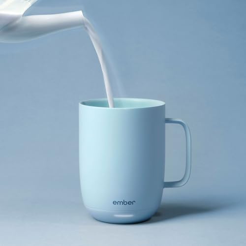 Ember Temperature Control Smart Mug 2, 14 Oz, App-Controlled Heated Coffee Mug with 80 Min Battery Life and Improved Design, Black