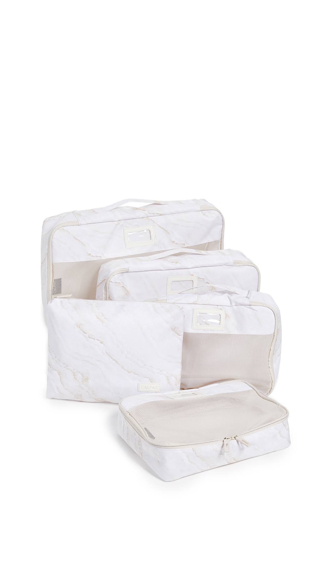 CALPAK 5-Piece Packing Cube Set - Gold Marble