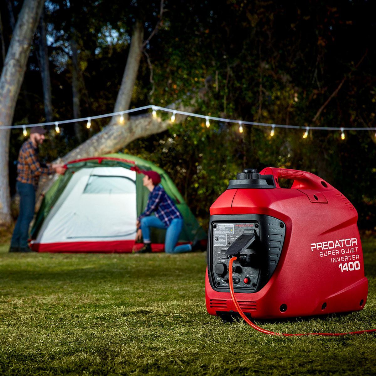 PREDATOR 1400 Watt SUPER QUIET Inverter Generator with CO SECURE Technology, EPA