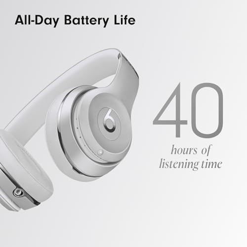 Beats Solo3 Wireless On-Ear Headphones - Apple W1 Headphone Chip, Class 1 Bluetooth, 40 Hours of Listening Time, Built-in Microphone - Red