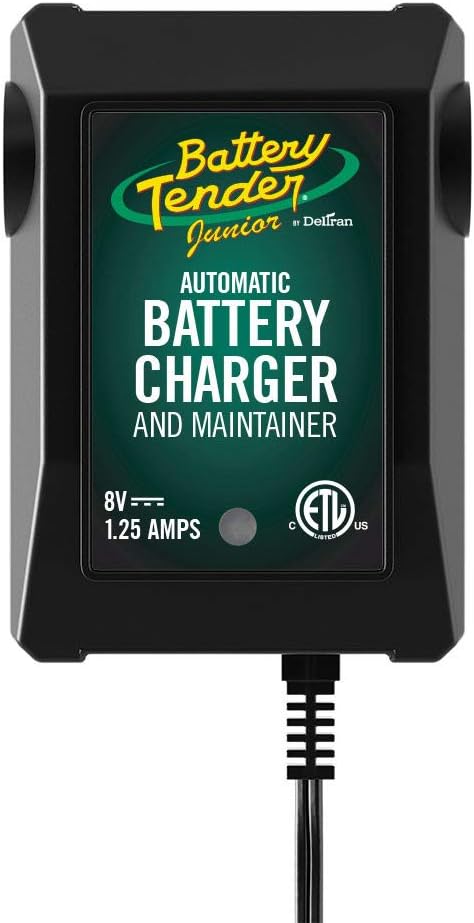 Battery Tender 4 AMP Car Battery Charger and Maintainer: Switchable 6V / 12V, Automotive Battery Charger and Maintainer for Cars, Trucks, and SUVs, Lead Acid & Lithium Battery Charger - 022-0209-BT-WH