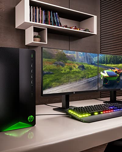 HP Pavilion Gaming Desktop Computer, AMD 6-Core Ryzen 5 5600G Processor(Beat i7-8700, Upto 4.4GHz), AMD Radeon RX5500 4 GB, 8GB RAM, 256GB PCIe NVMe SSD,Mouse and Keyboard, Win 10 Home