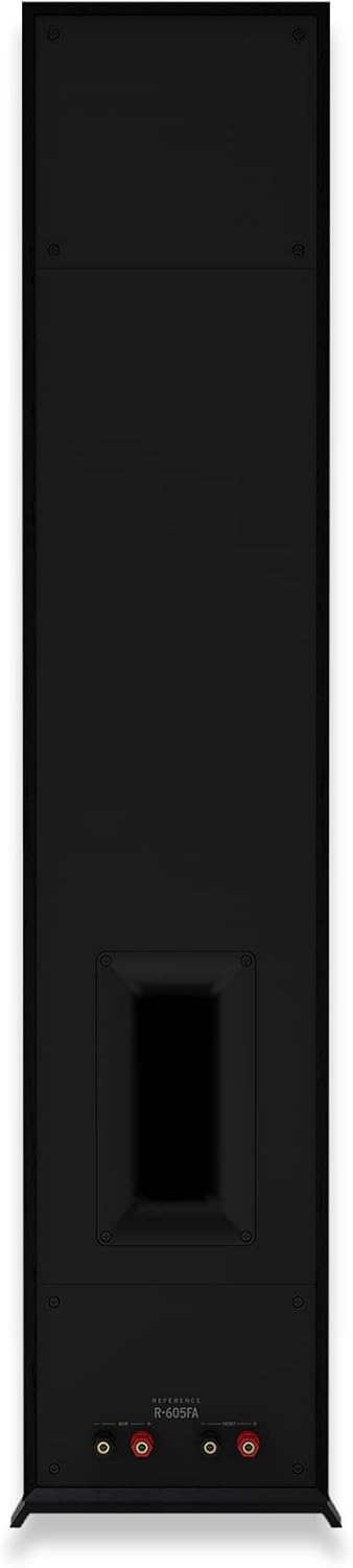 klipsch Reference Next R-605FA Dolby Atmos High-Performance, Horn-Loaded Floorstanding Speaker for Best-in-Class Immersive Home Theater in Black