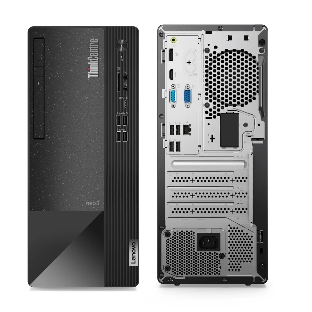 Lenovo ThinkCentre Neo 50t G3 Desktop PC, Intel Core i3-12100 Upto 4.3GHz, 16GB RAM, 512GB SSD + 1TB HDD, Windows 11 Pro