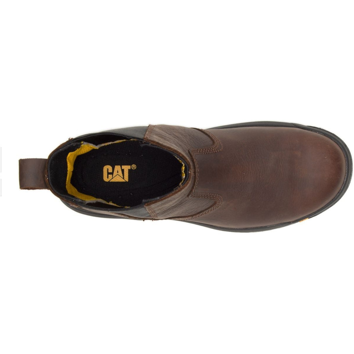 CAT Men鈥檚 Wheelbase Steel Toe Work Boot 鈥?Clay 鈥?P91026