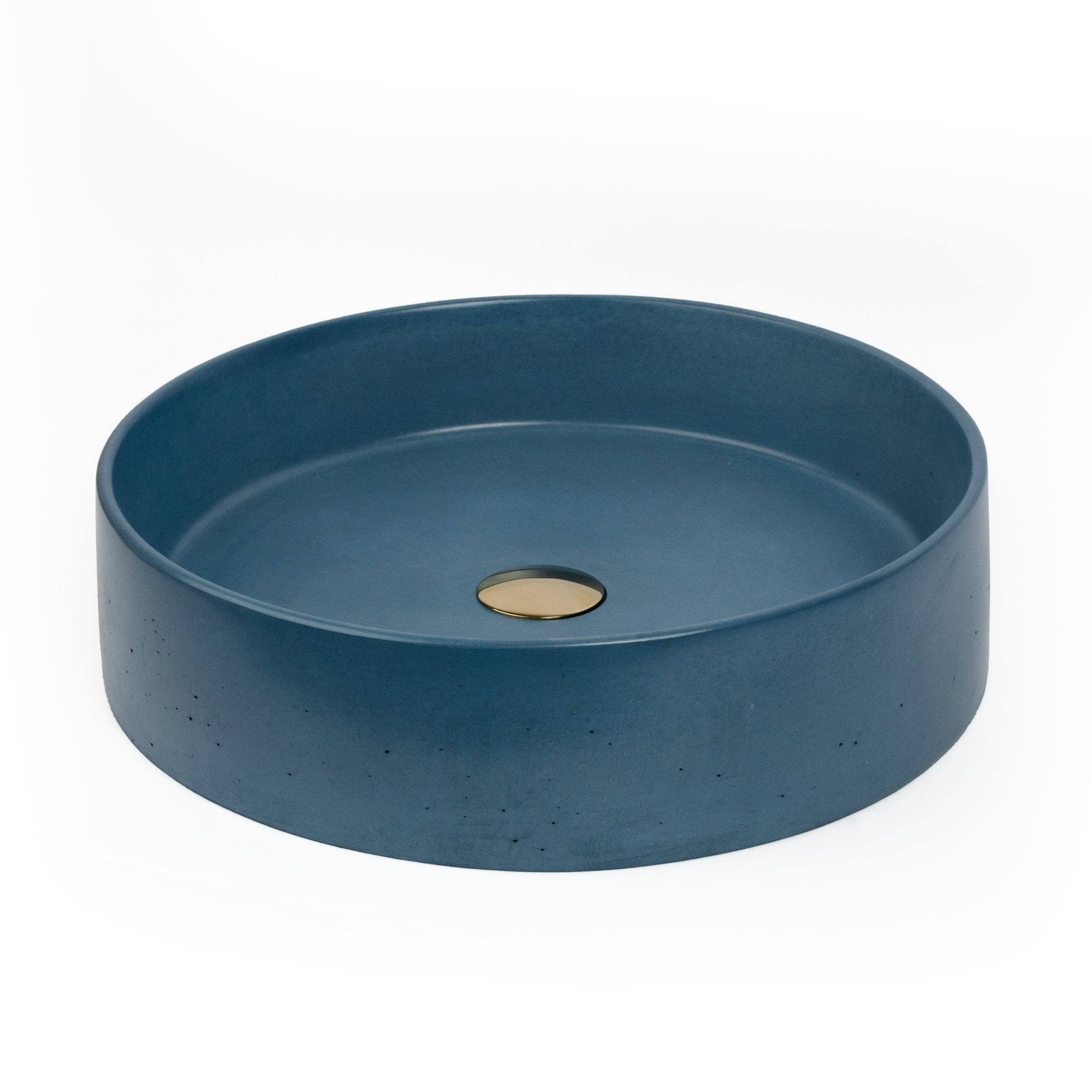 Concretti Designs Handmade Miami Concrete Vessel Sink/Washbasin - Yellow
