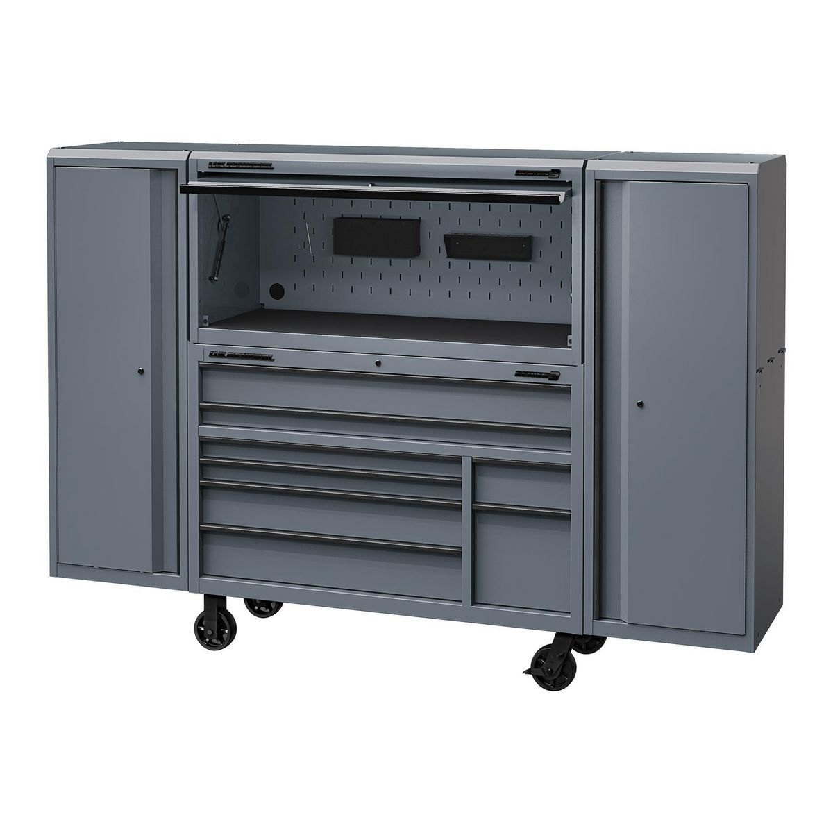 U.S. GENERAL 22 in. End Locker, Series 3, Blue