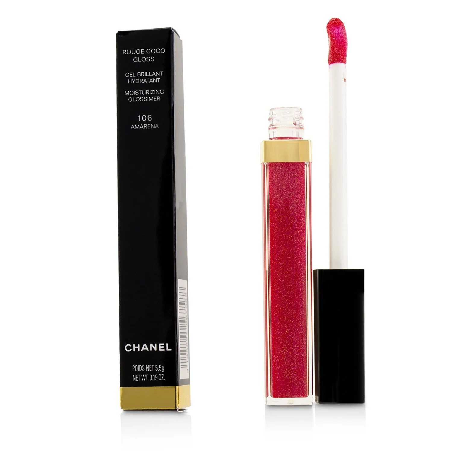 Chanel Rouge Coco Gloss Moisturizing Glossimer - # 824 Rouge Carmin  5.5g/0.19oz