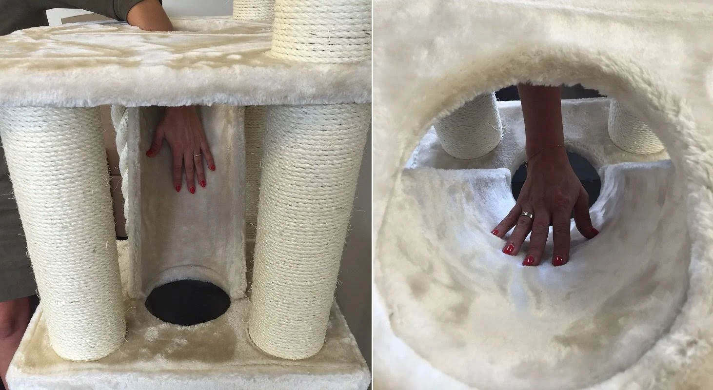 Cat Tree King - Cat Mansion for Large Cats - Beige