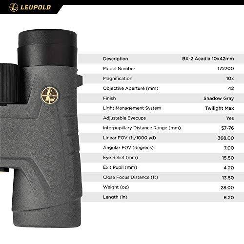 Leupold BX-2 Acadia 10x42mm Binoculars