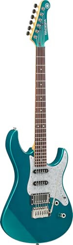 YAMAHA 6 String Solid-Body Electric Guitar, Right, Translucent Black, 612VII (PAC612VIIFM TBL)