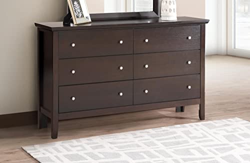 Glory Furniture Primo , White Dresser, 36"H X 59"W X 16"D,