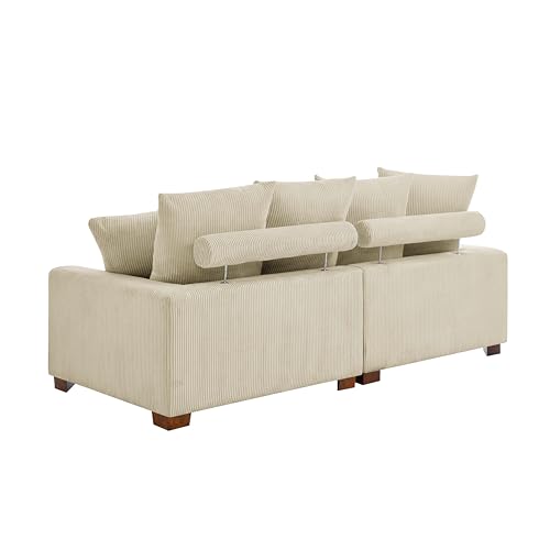 Modular Sofa Love Seats, Dark Gray