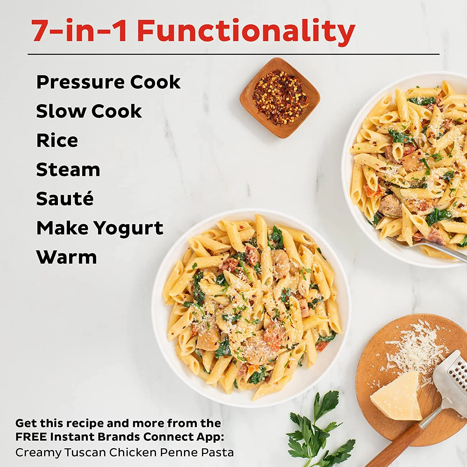 YINCHEN Duo 8 Qt Electric Pressure Cooker + Stainless Steel Inner Pot