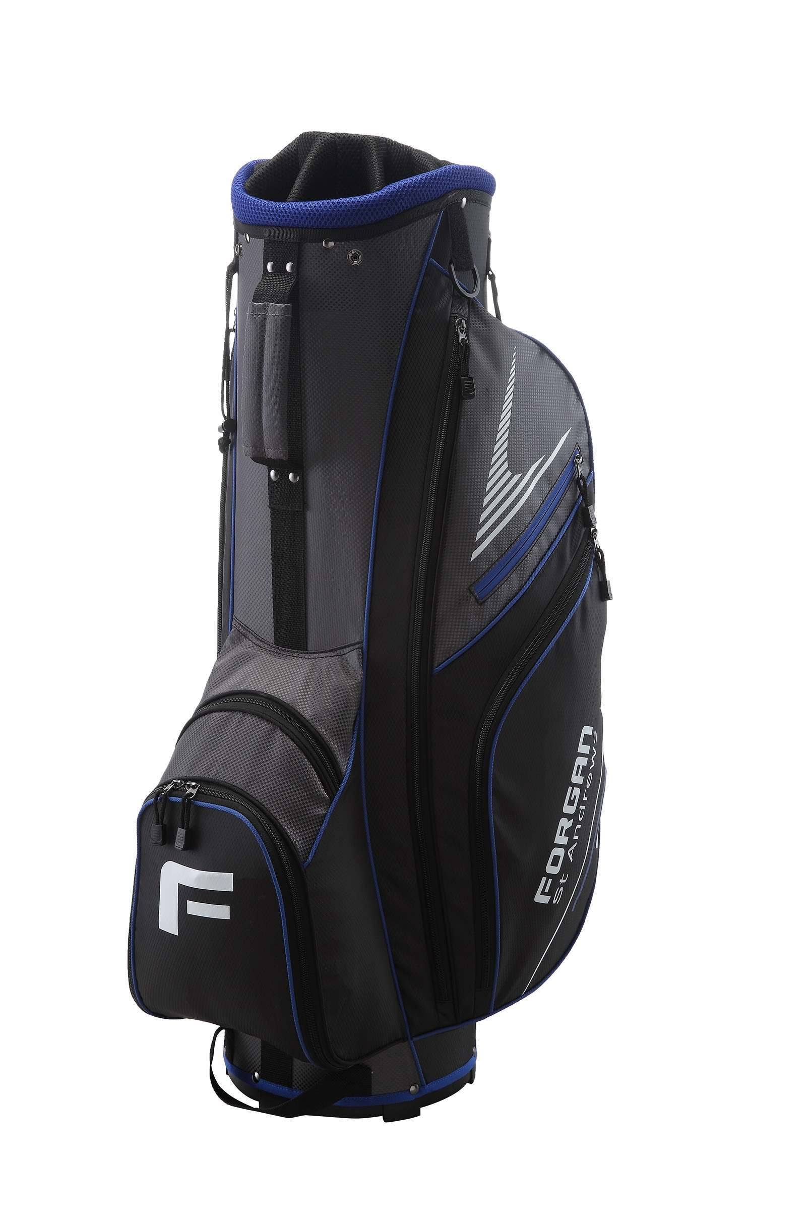 Forgan of St Andrews Super Lightweight Golf Cart Bag with 14 Club Dividers Blue