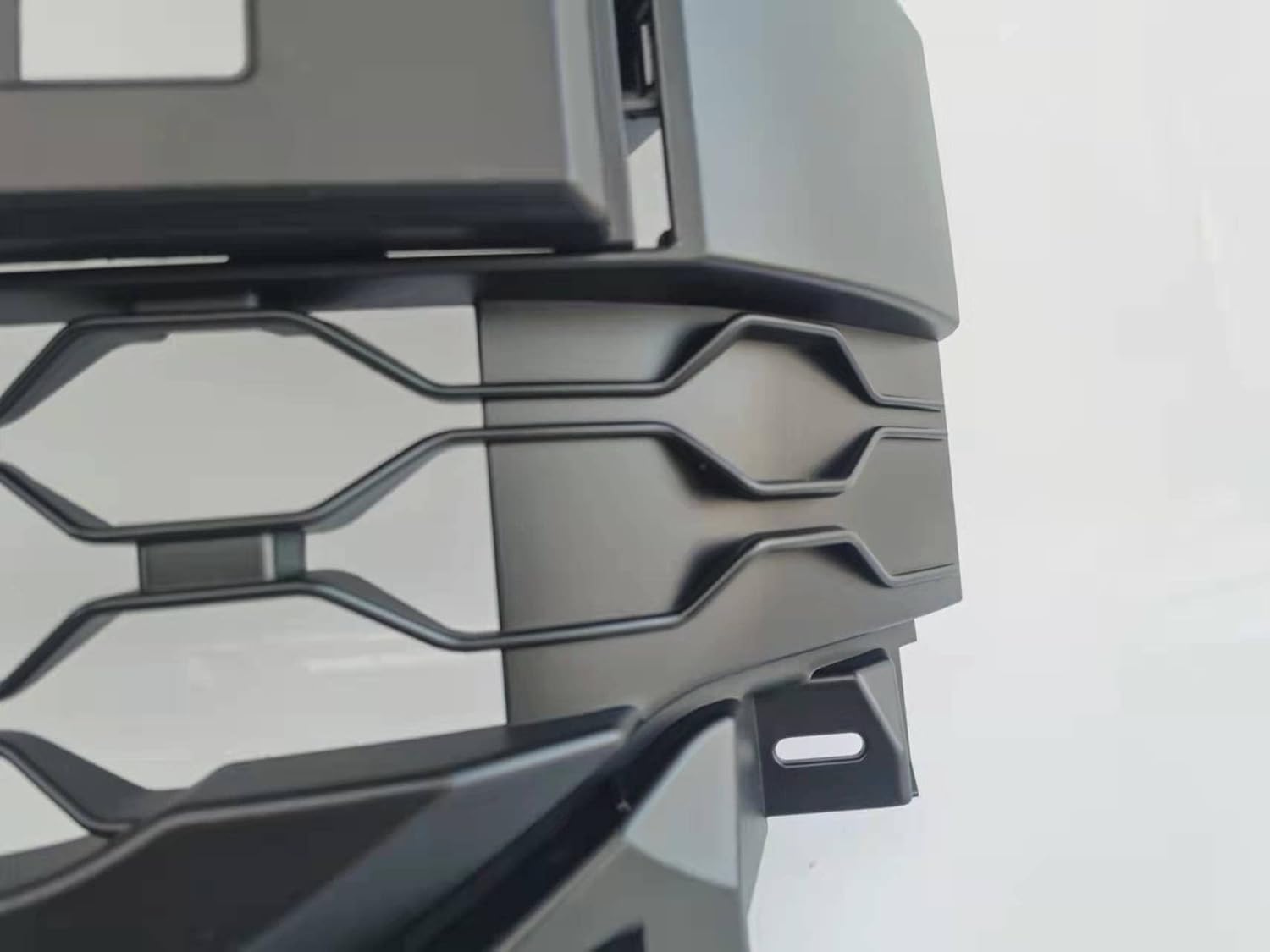 ANGUMI Front Grille Compatible with F150 2021 2022, Raptor Style Grille with Letters & LEDs Matte Black,Available for Trucks with Front Camera(US Stock)