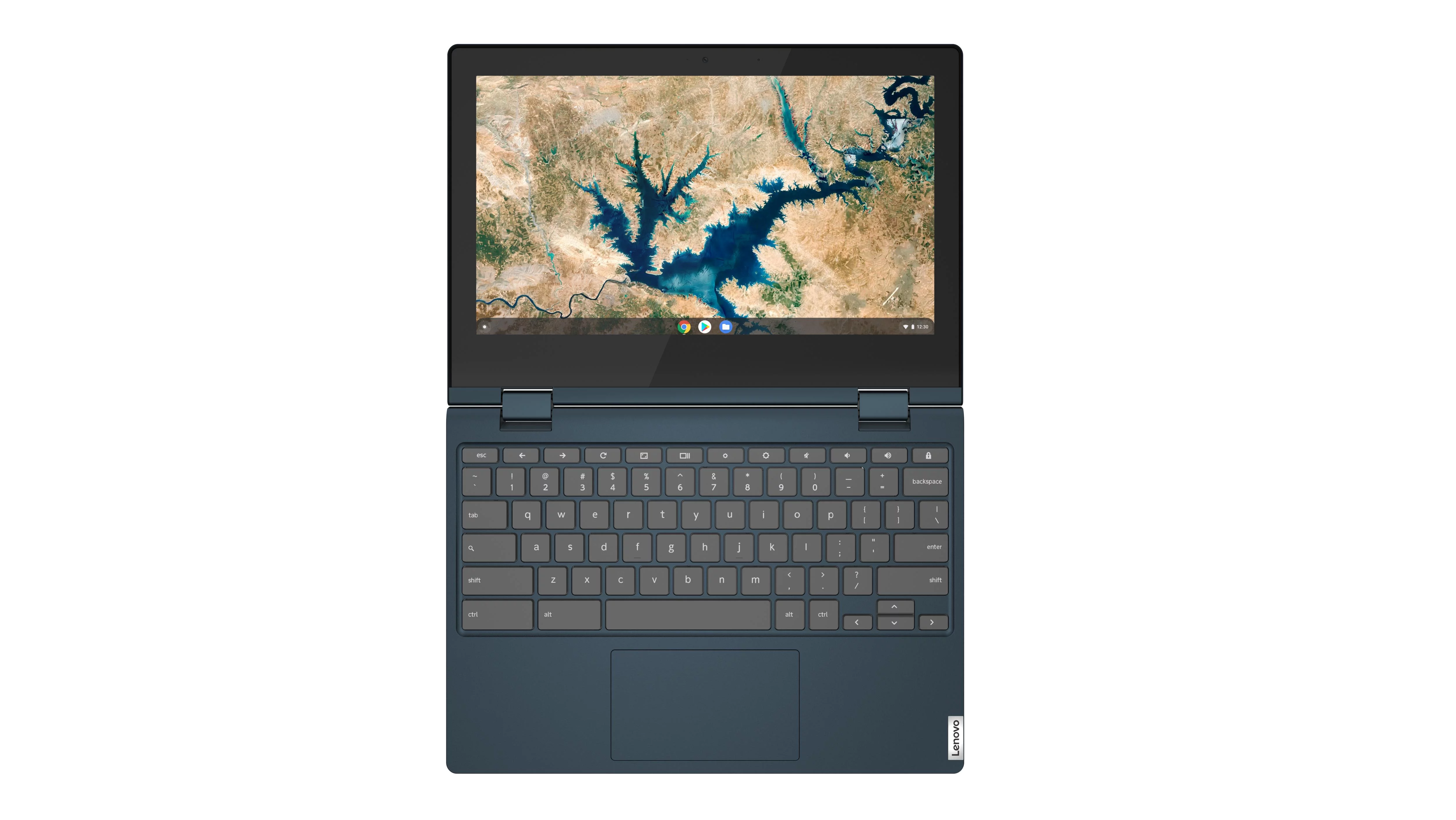 Lenovo Ideapad Flex 3 Chromebook - 11.6" Touchscreen 2-in-1 - Intel Celeron N4020 - 4GB - 32GB eMMC - Abyss Blue - Chrome OS - 82BB0009US