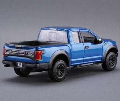 2017 Ford F-150 Raptor, Blue - Maisto 31266BU - 1/24 Scale Diecast Model Toy Car