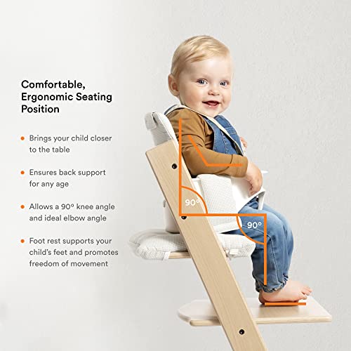 Tripp Trapp Chair from Stokke, Black - Adjustable, Convertible Chair for Toddlers, Children & Adults - Convenient, Comfortable & Ergonomic - Classic Design
