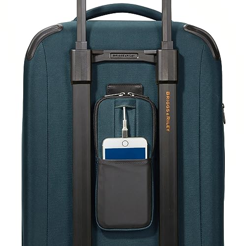 Briggs & Riley Domestic 22" Carry On Expandable Spinner - Luggage for Travel, Suitcases with Wheels, Softside Rolling Bag for Men & Women, Self-Repairing Zipper - ZDX Collection, Hunter