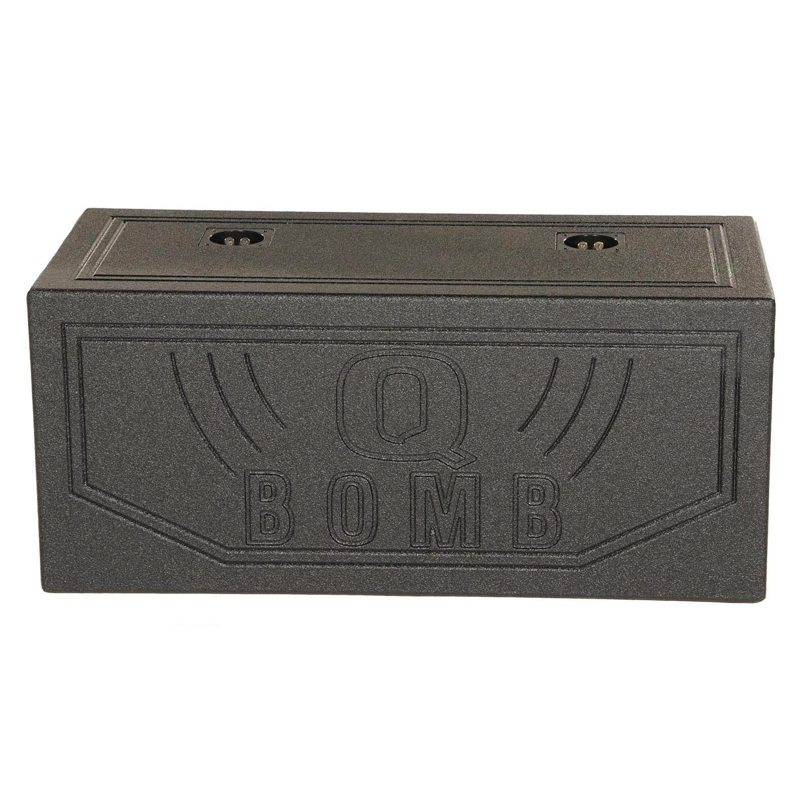 Qpower Qbomb10v 10 in Qbomb Dual Woofer Box Ported