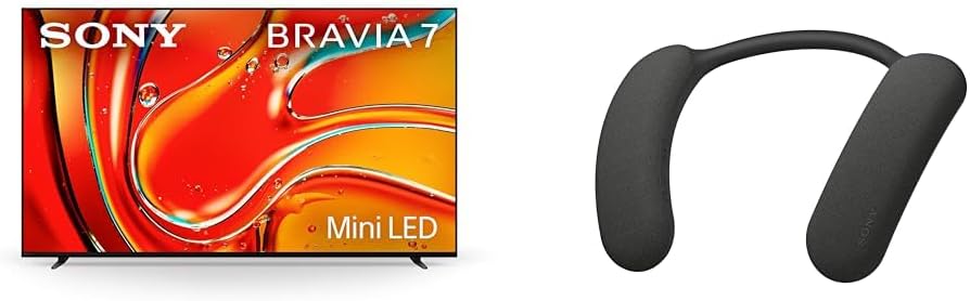 Sony 55 Inch Mini LED QLED 4K Ultra HD TV BRAVIA 7 Smart Google TV BRAVIA Theater U Wireless Wearable TV Speaker