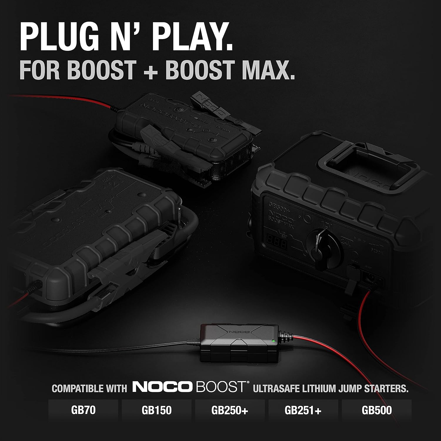 NOCO XGC4 56-Watt XGC Power Adapter for GB70/GB150/GB250+/GB251+/GB500+ NOCO Boost UltraSafe Lithium Jump Starters Pack of 2