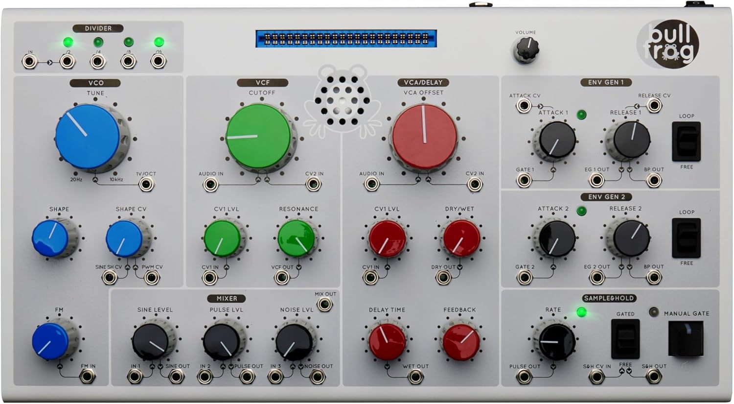 Bullfrog Semi-modular Analog Synthesizer