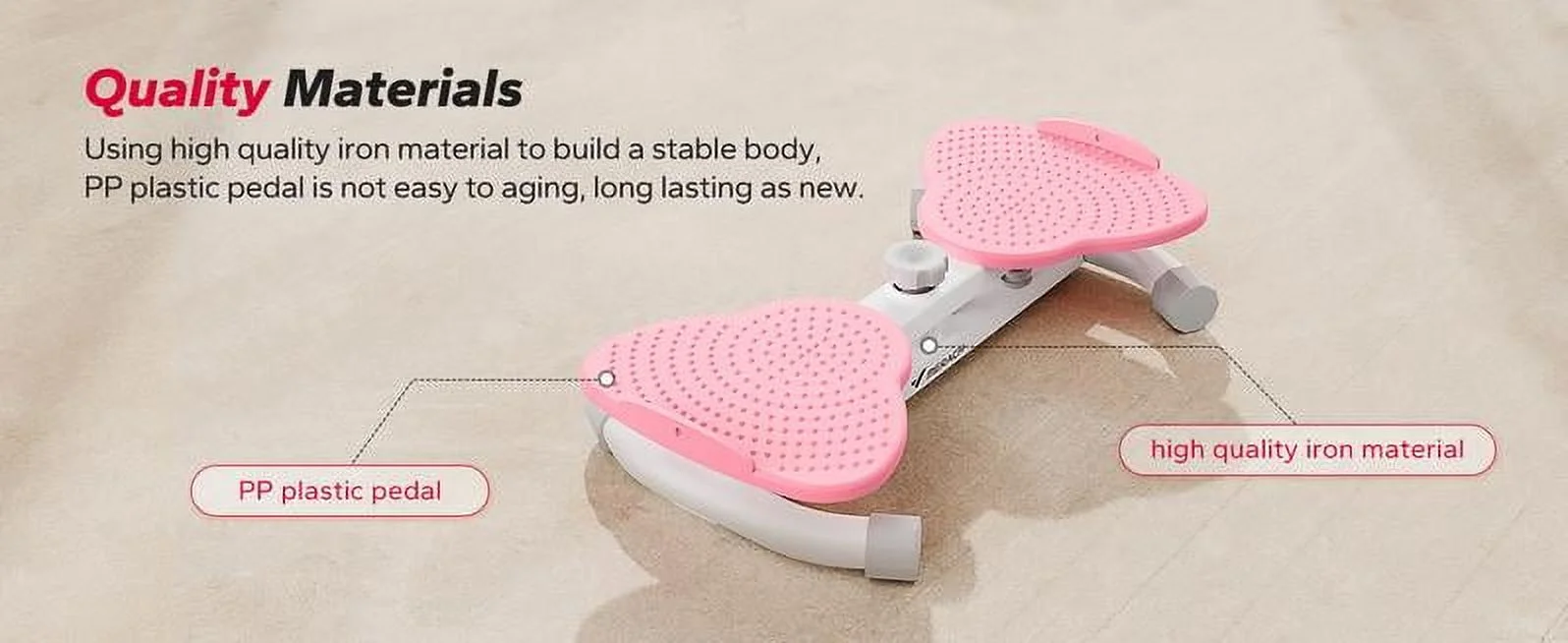 MERACH Waist twist Machine, slim waist and toned abs, 300 lbs weighing, can stand with feet apart, double non-slip, no noise use Exercise Equipment Abdominal Roller Workout