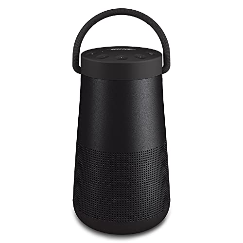 Bose SoundLink Revolve+ (Series II) Bluetooth Speaker, Portable Speaker with Microphone, Wireless Water Resistant Travel Speaker with 360 Degree Sound, Long Lasting Battery and Handle, Black