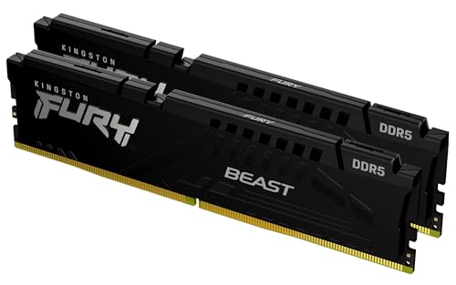 Beast 64GB (2x32GB) 6000MT/s DDR5 CL30 Desktop Memory | AMD Expo | Plug N Play | Kit of 2 | KF560C30BBEK2-64