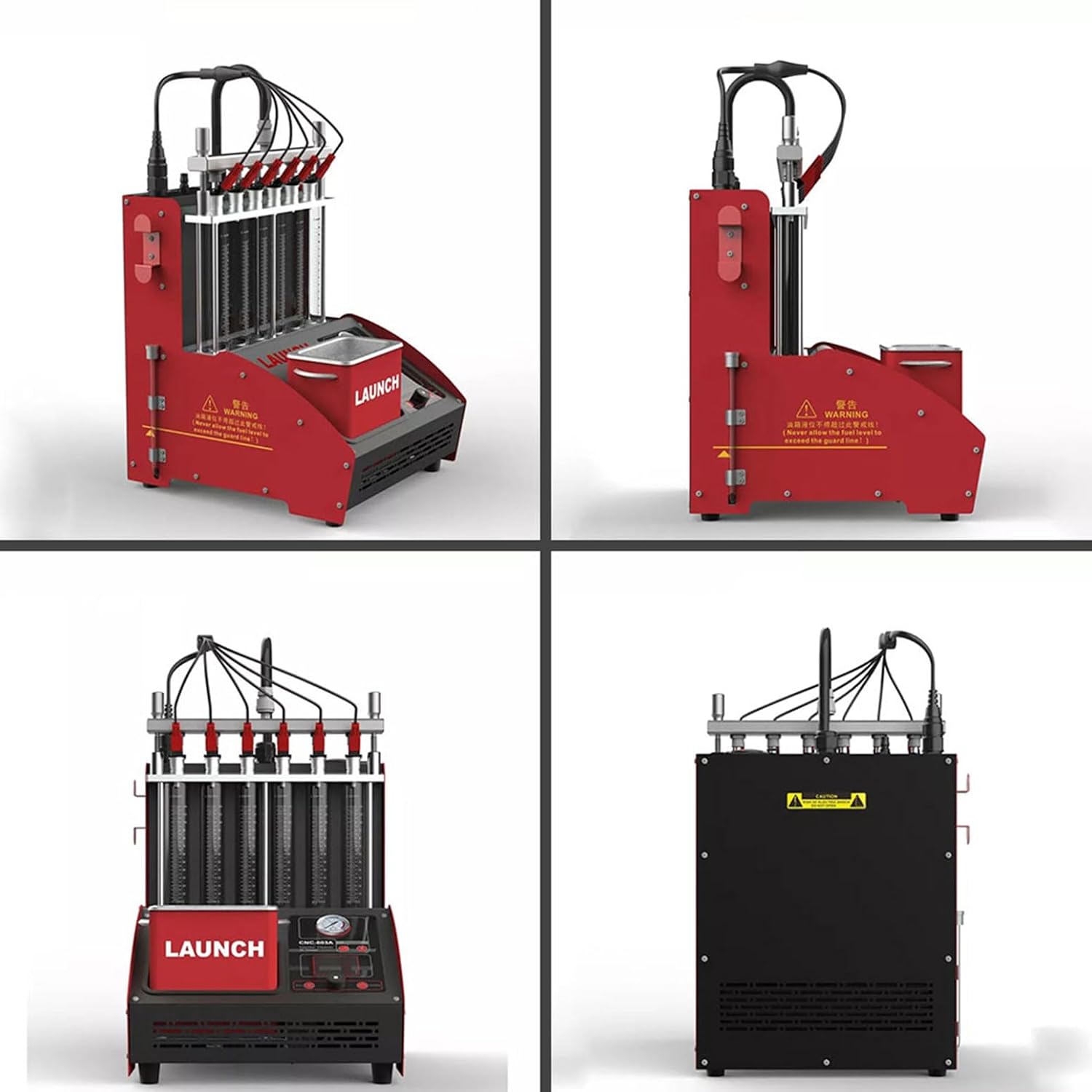 LAUNCH CNC603A Fuel Injector Cleaner and Tester 6 Cylinders 110V Ultrasonic Fuel Injector Cleaning Machine Test Bench Equipment Tools [Update of LAUNCH CNC602A]