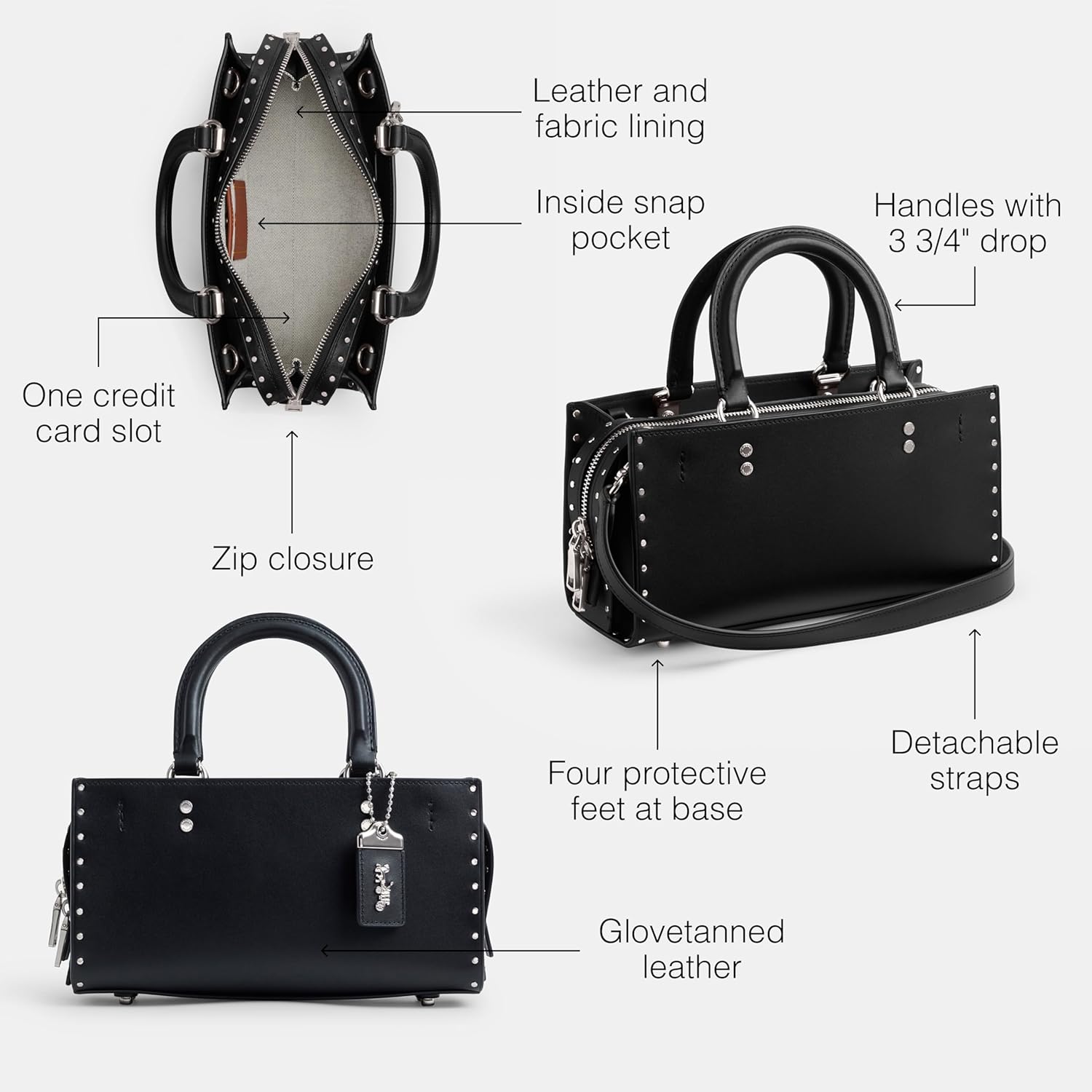 Coach Rogue Bag 26, Black