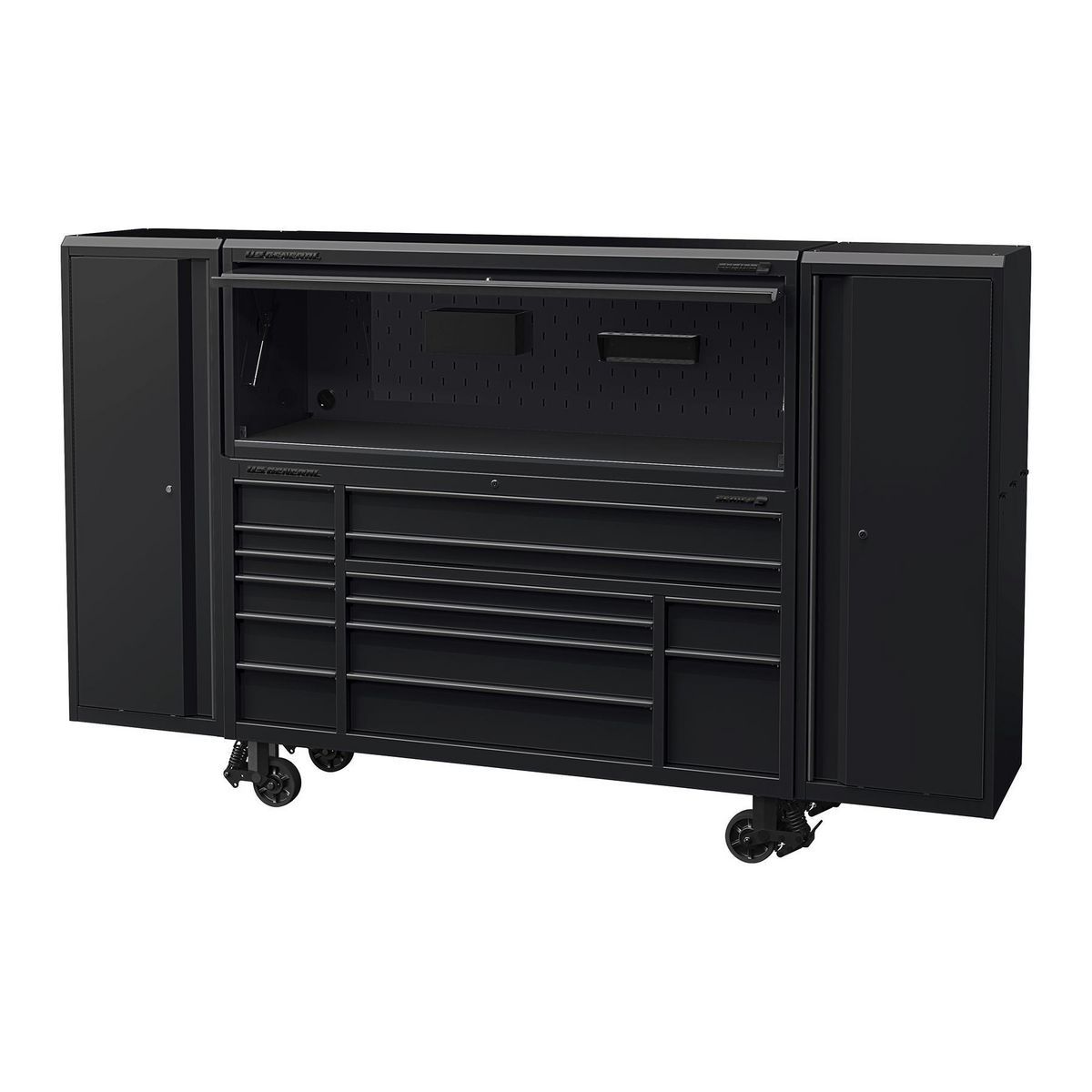 U.S. GENERAL 22 in. End Locker, Series 3, Blue