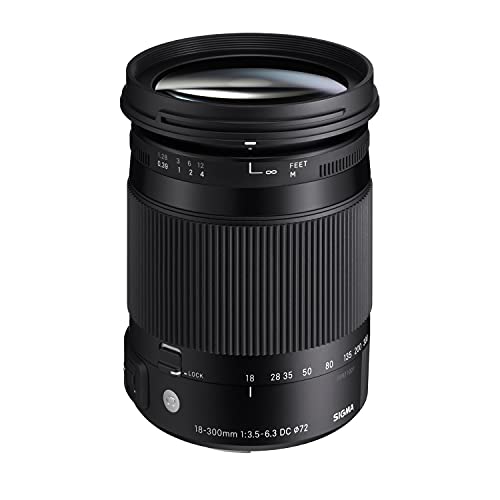 Sigma 18-300mm F3.5-6.3 Contemporary DC Macro OS HSM Lens for Canon